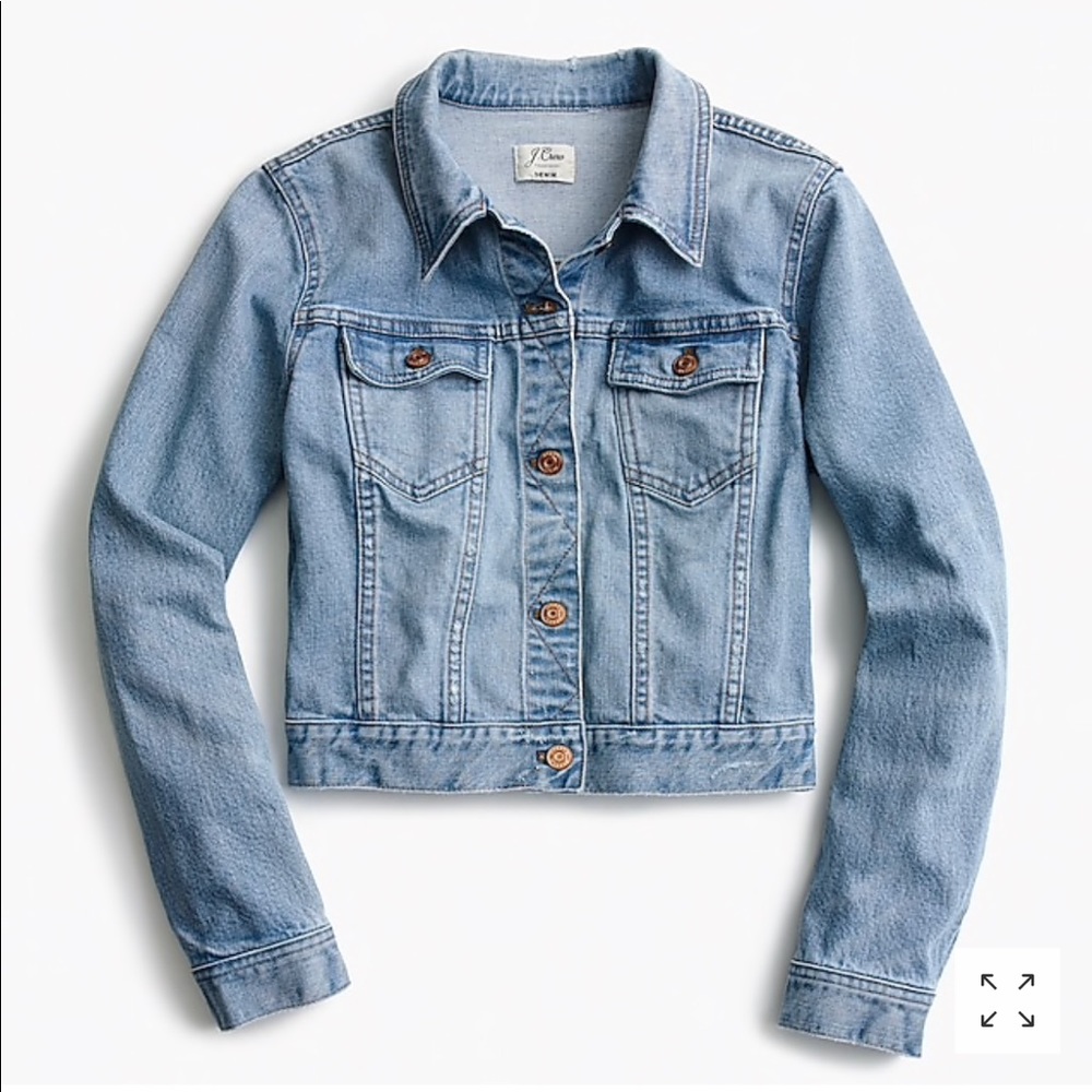 J. Crew Cropped Denim Jacket